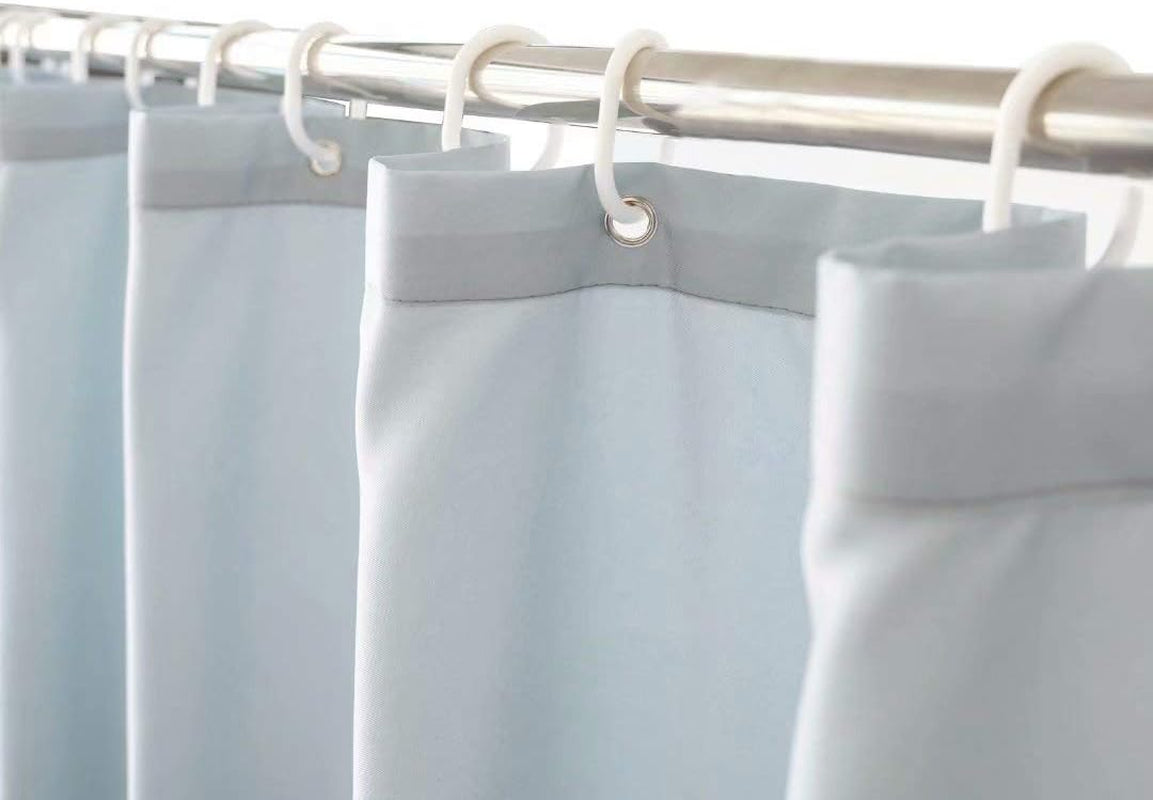 Grey Ombre Shower Curtains for Bathroom Water Resistant Fabric Decorative Bathroom Curtains Sets with 12 Hooks, 70 X 84 Inch