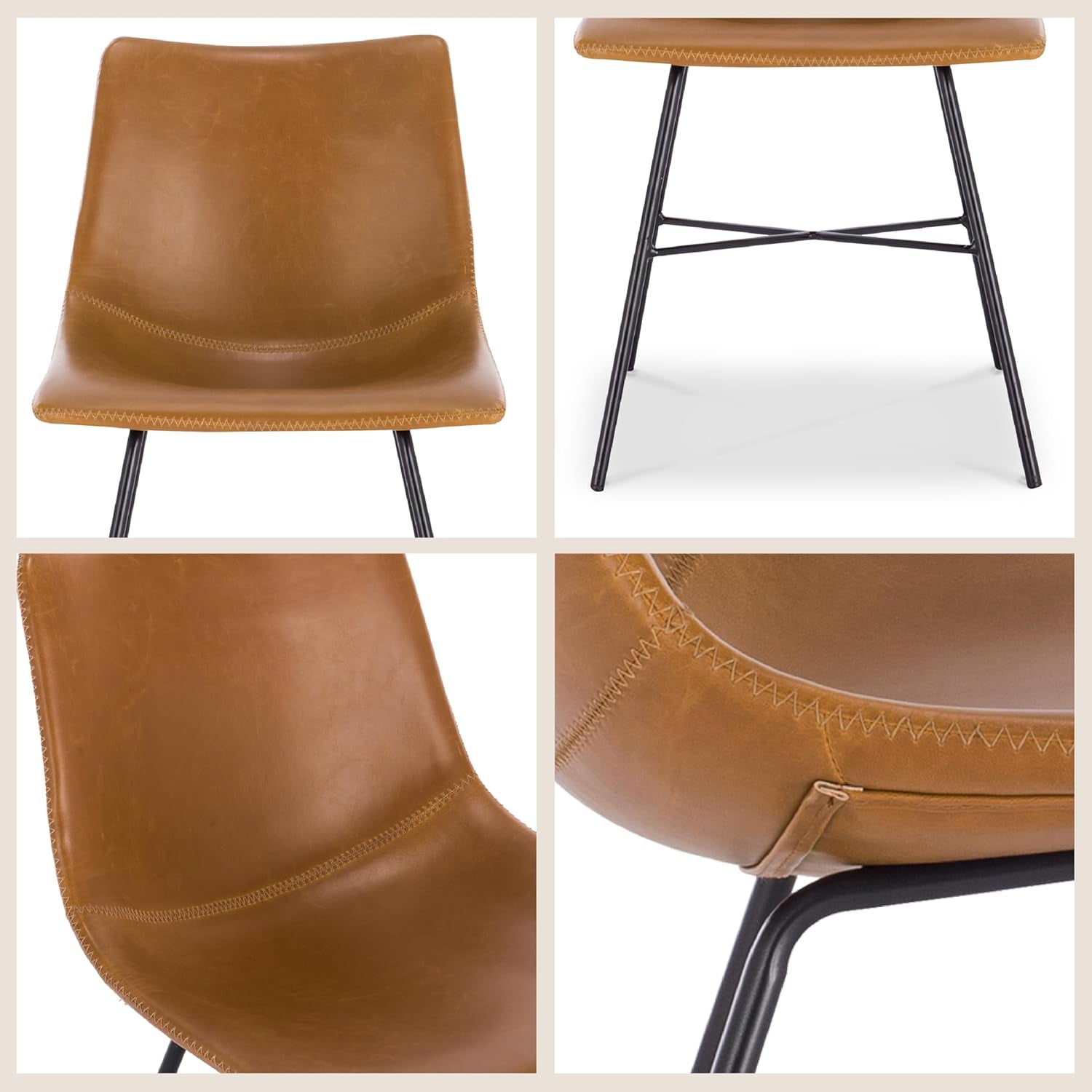 Paxton Dining Chair, Set of 2 Tan