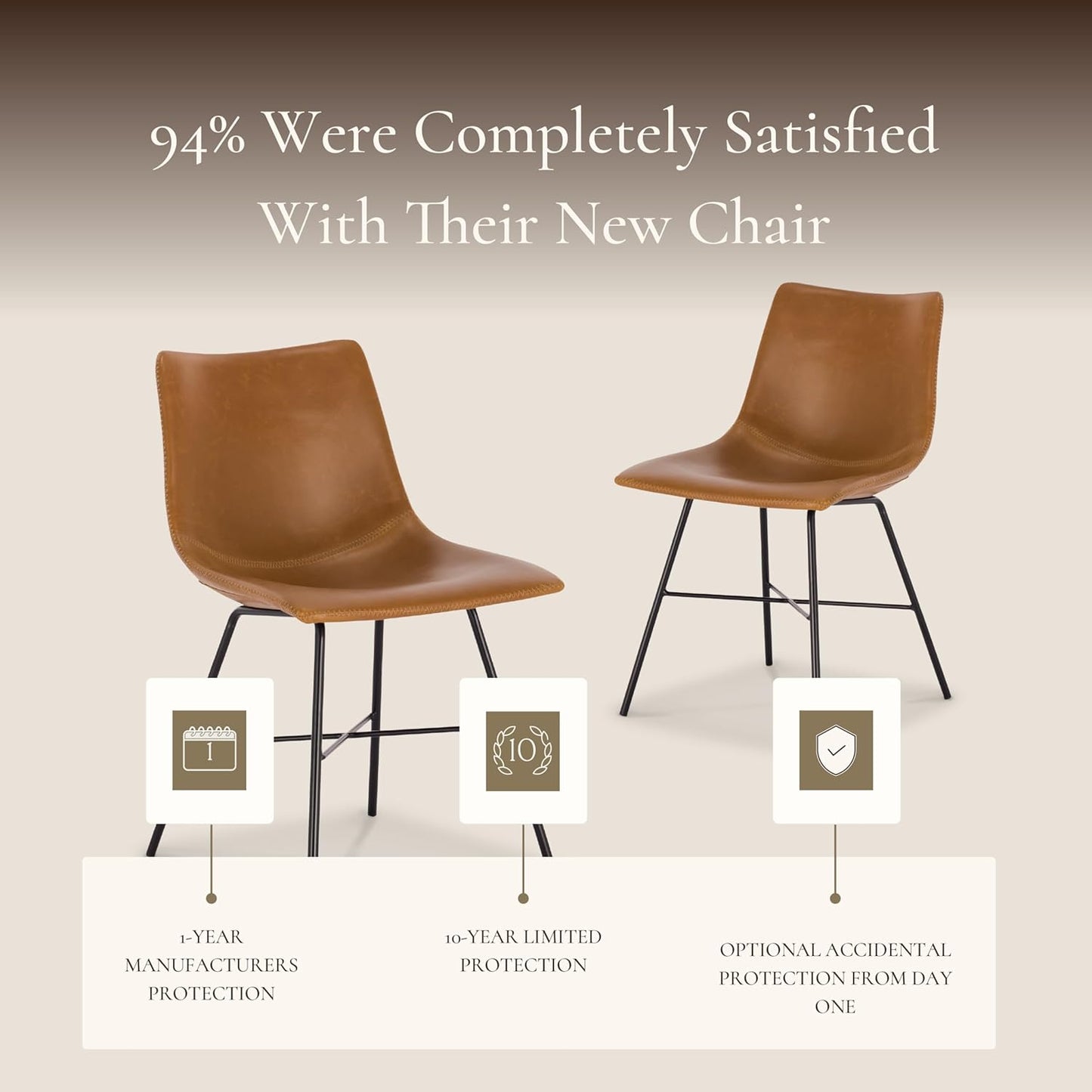 Paxton Dining Chair, Set of 2 Tan